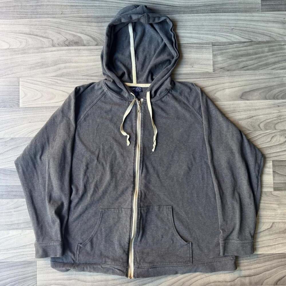 Venezia Jeans Clothing Co. Y2K Grey Full Zip Hoodie